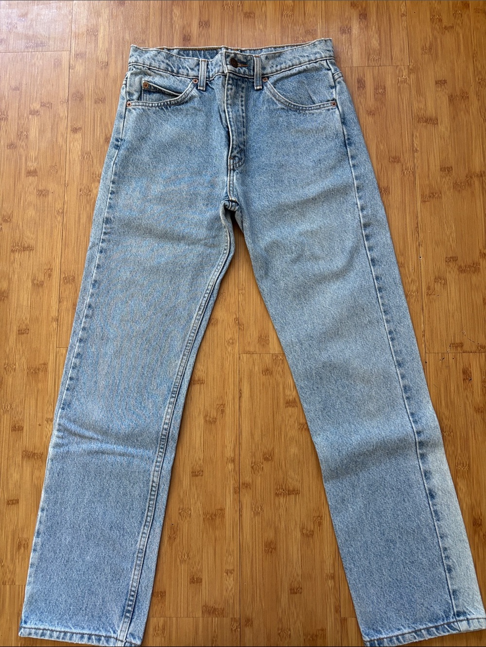 Women’s Levi's Light Blue Straight Leg 505 Jeans